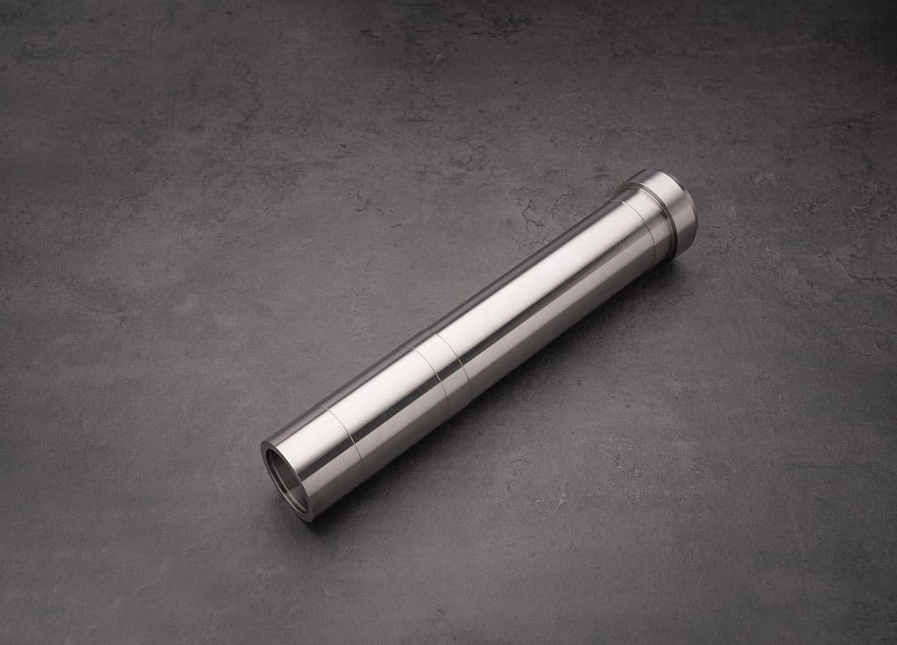 Example of a turned part manufactured with meviy.