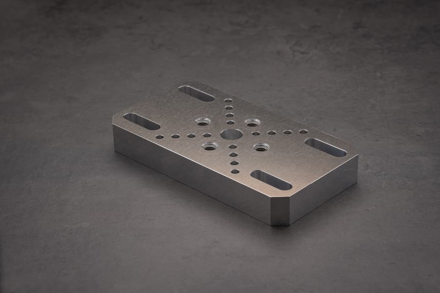 Example of a milled part manufactured with meviy.