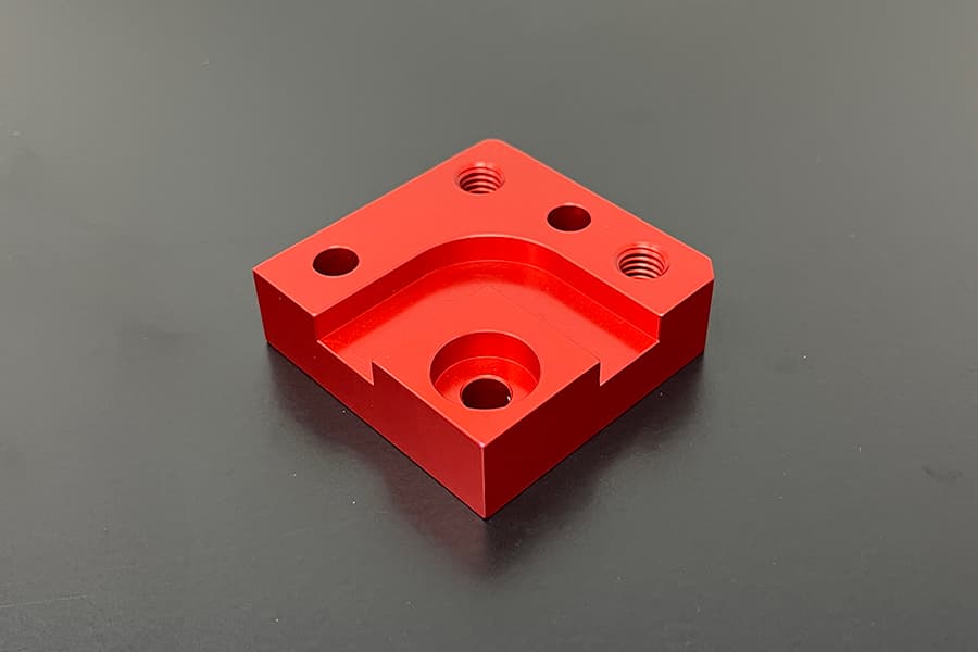 Example of a milled part manufactured with meviy.
