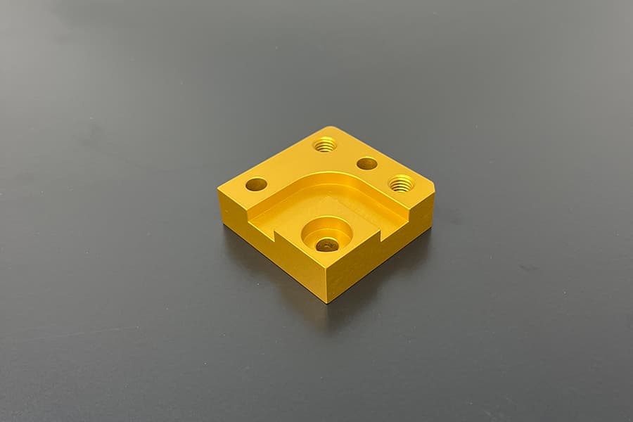 Example of a milled part manufactured with meviy.